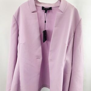 St. John lilac Tux Blazer